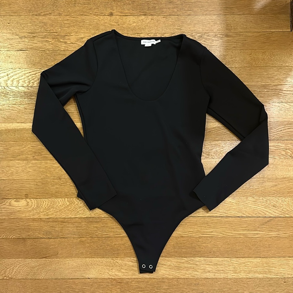 Good American Deep Scoop Neck Bodysuit